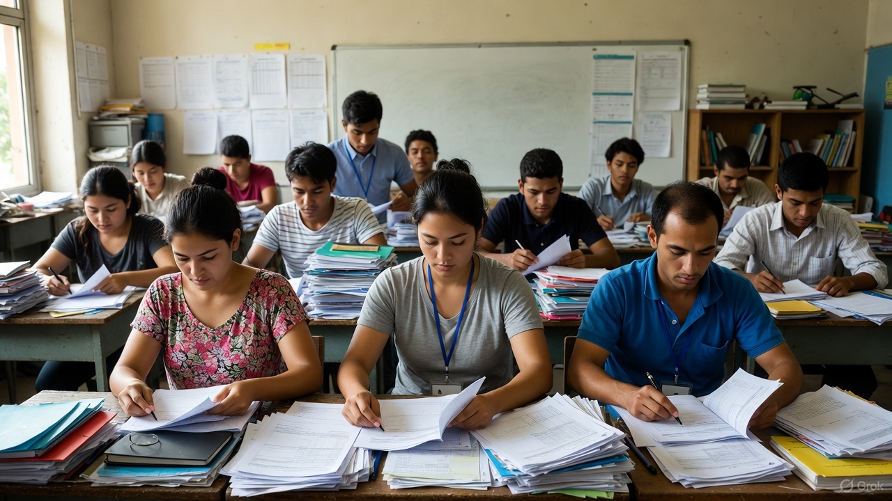📣 Desvirtuamiento del trabajo docente: de educadores a burócratas - SINDI-K